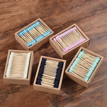 Load image into Gallery viewer, Bamboo Cotton Earbuds - Fresh Flesh UK
