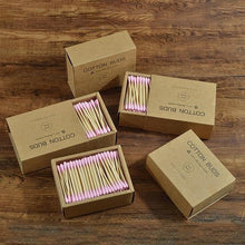 Load image into Gallery viewer, Bamboo Cotton Earbuds - Fresh Flesh UK

